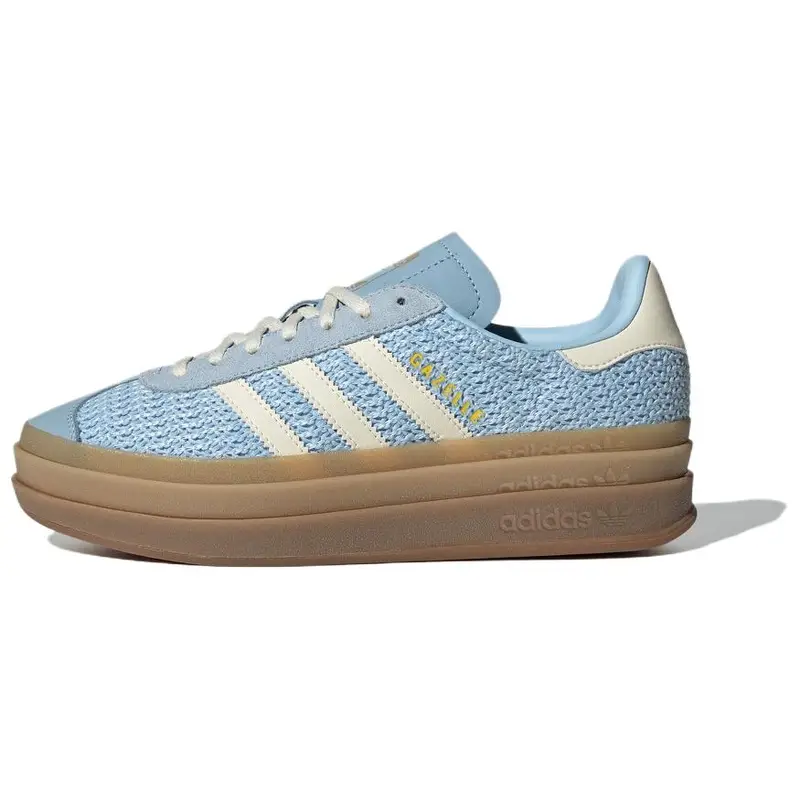 Gazelle Bold Clear Sky Cream Scarpe da Ginnastica da Donna Blu Strato Sabbia Crema Bianco JS3899 37⅓