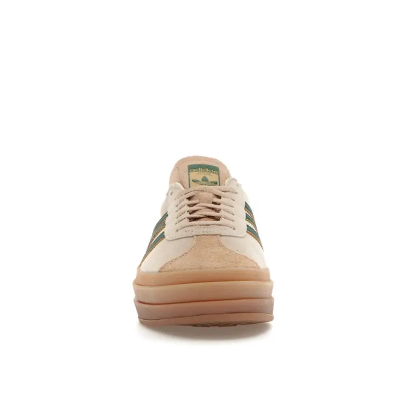 Gazelle Bold Crema Verde Collegiale Sneakers da Donna Bianco Crema Beige Magico ID7056 36 miniatura 3