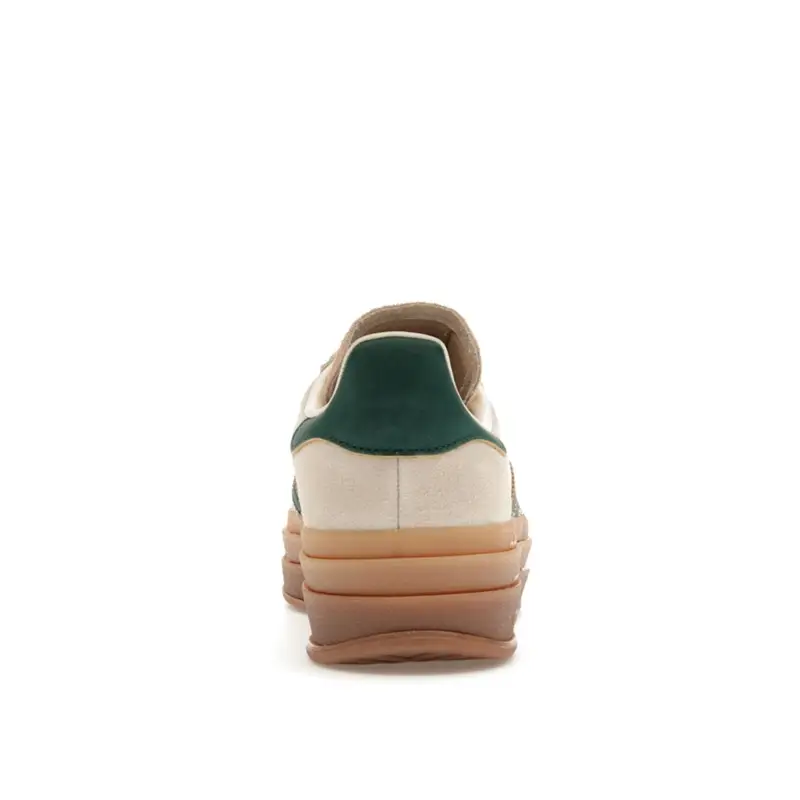 Gazelle Bold Crema Verde Collegiale Sneakers da Donna Bianco Crema Beige Magico ID7056 40 miniatura 4