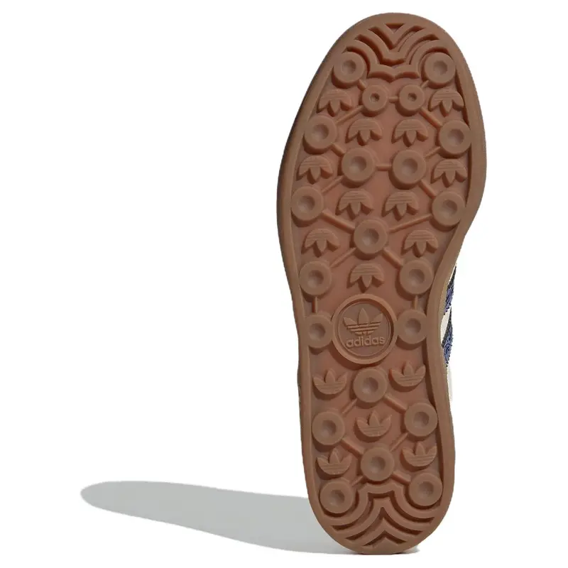 Gazelle Bold Crema Viola Orb Floreale Sneakers da Donna Bianco-Crema Indaco Notte JQ0955 37⅓ miniatura 2