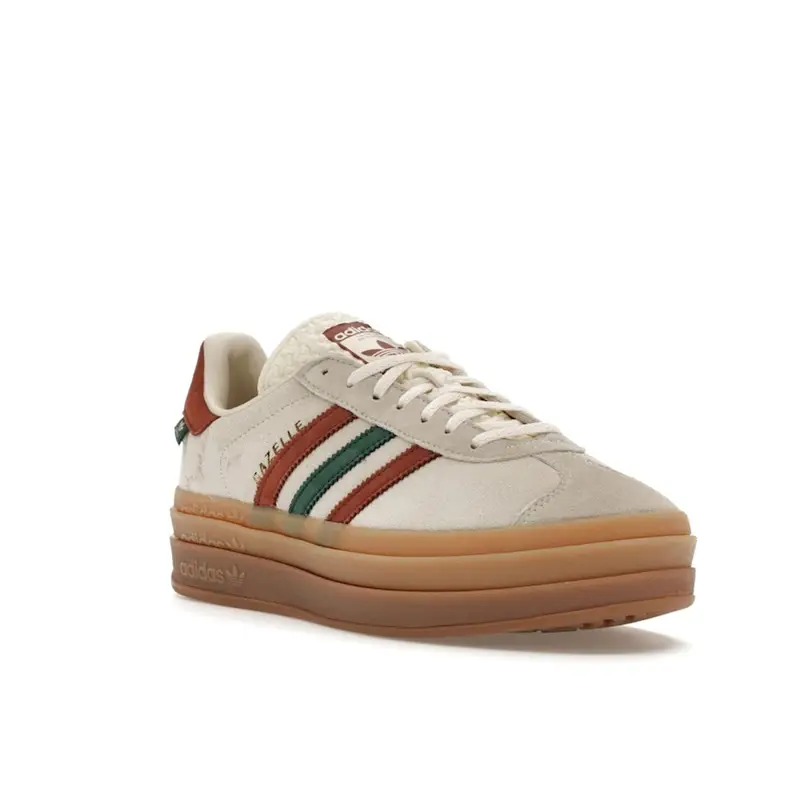 Gazelle Bold Foglia d Acero Sneakers da Donna Crema Crema-Bianco Seppia Selvaggio IG3685 36 miniatura 4