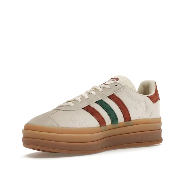 Gazelle Bold Foglia d Acero Sneakers da Donna Crema Crema-Bianco Seppia Selvaggio IG3685 36⅔ miniatura 3