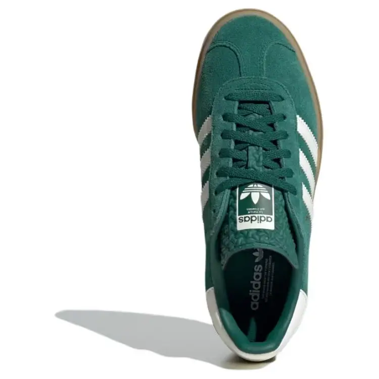 Gazelle Bold Verde Collegiale Sneakers da Donna Bianco Sporco Oro-Metallizzato JI0325 37⅓ miniatura 3