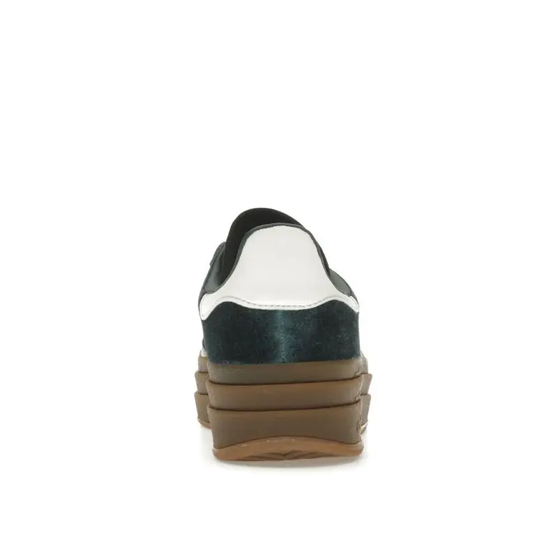 Gazelle Bold Verde Minerale Velluto Sneakers da Donna Grigio Mastice IG4391 38⅔ miniatura 3