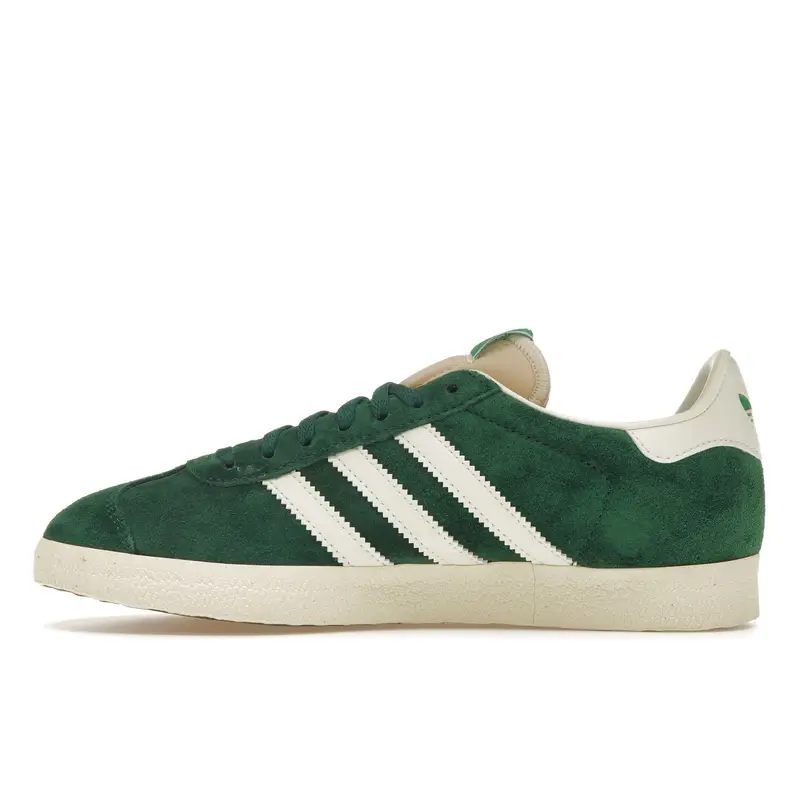 Gazelle Faded Archive Sneakers Unisex Verde Verde Scuro Bianco Sporco GY7338 44 miniatura 2