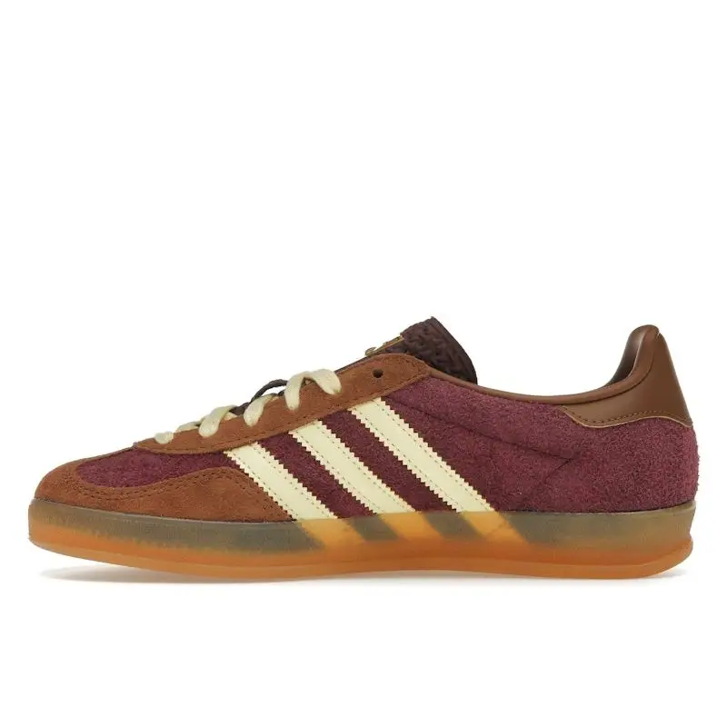 Gazelle Indoor Bordo Preloved Marrone Sneakers da Uomo Rosso Quasi-Giallo JI0324 39⅓ miniatura 3