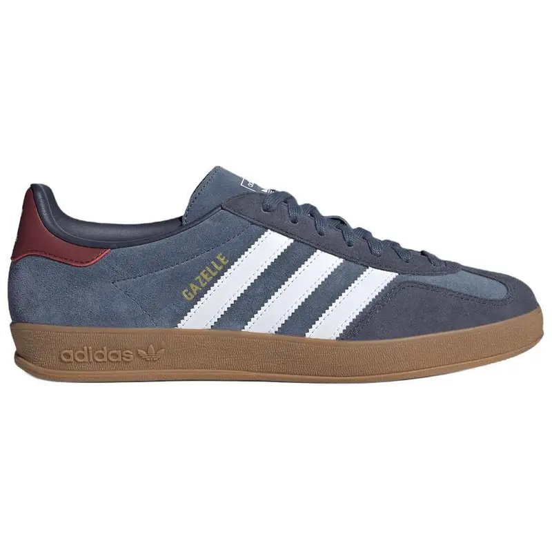 Gazelle Indoor Preloved Ink Sneakers da Uomo Blu Bianco Nuvola Blu Ombra JI3522 35⅔ miniatura 4