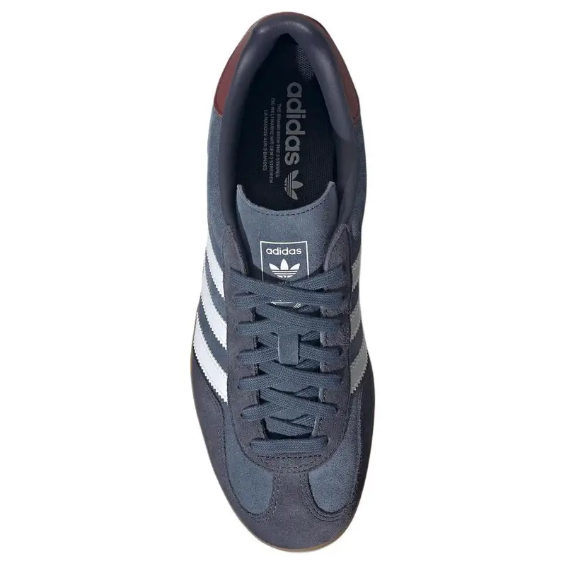 Gazelle Indoor Preloved Ink Sneakers da Uomo Blu Bianco Nuvola Blu Ombra JI3522 42 miniatura 3