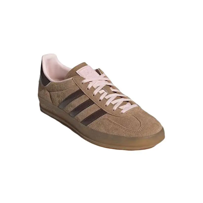 Gazelle Indoor San Valentino - Cioccolato Sneakers Unisex Marrone Cartone Rosa Sabbia JR8028 36 miniatura 3