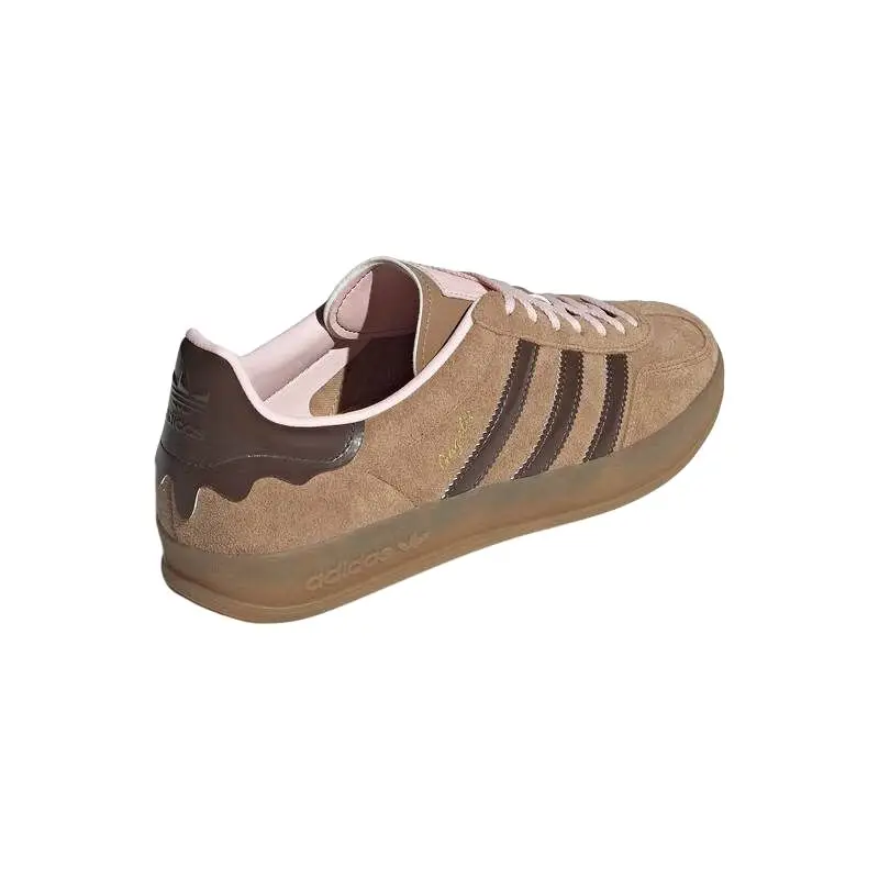 Gazelle Indoor San Valentino - Cioccolato Sneakers Unisex Marrone Cartone Rosa Sabbia JR8028 39⅓ miniatura 5