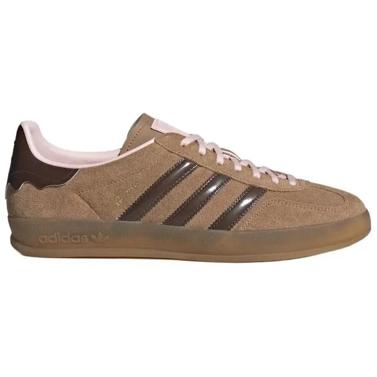 Gazelle Indoor San Valentino - Cioccolato Sneakers Unisex Marrone Cartone Rosa Sabbia JR8028 43⅓ miniatura 2