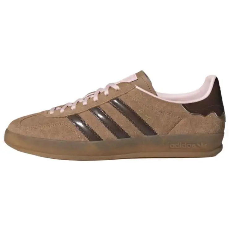 Gazelle Indoor San Valentino - Cioccolato Sneakers Unisex Marrone Cartone Rosa Sabbia JR8028 43⅓