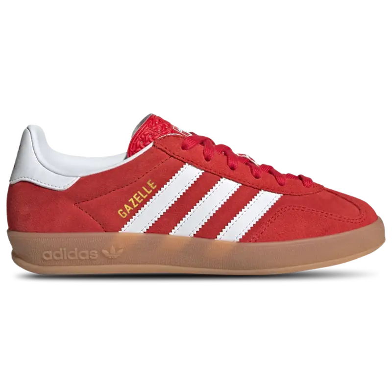 Adidas Gazelle unisex Scarpe - Rosso - Pelle - Foot Locker
