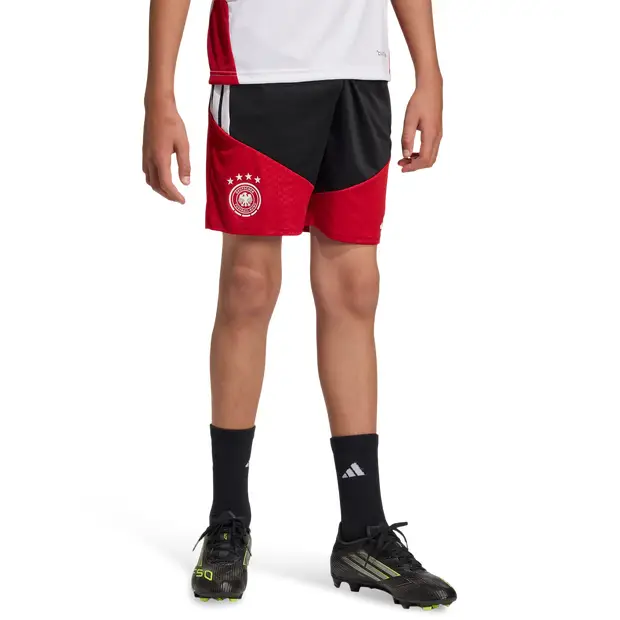 Germany 26 Tiro Kids Shorts Bambini - Pantaloncini Nero - Mesh Black