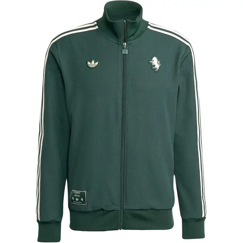 Giacca a righe con zip e colletto alla coreana sportiva Adidas Originals Juventus da uomo JM9449 M