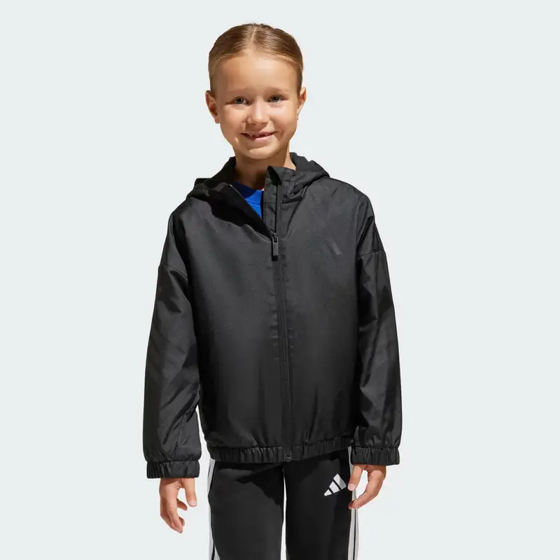 Giacca a vento Fleece Kids Black miniatura 3