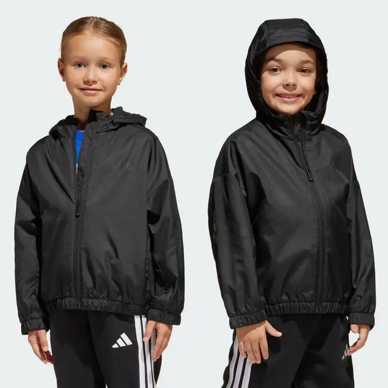 Giacca a vento Fleece Kids Black