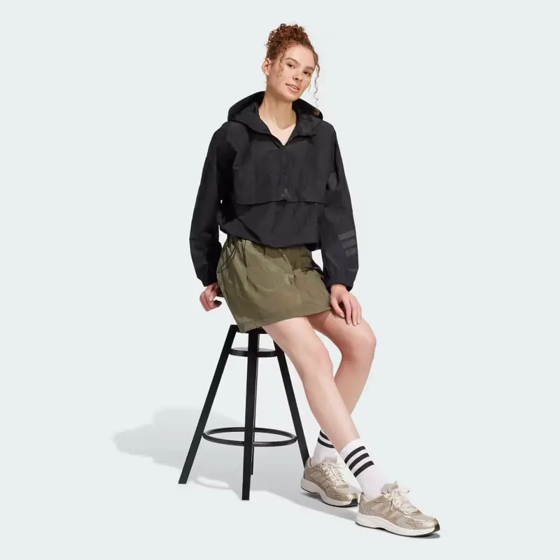 Giacca a vento Future Icons 3-Stripes Black miniatura 3