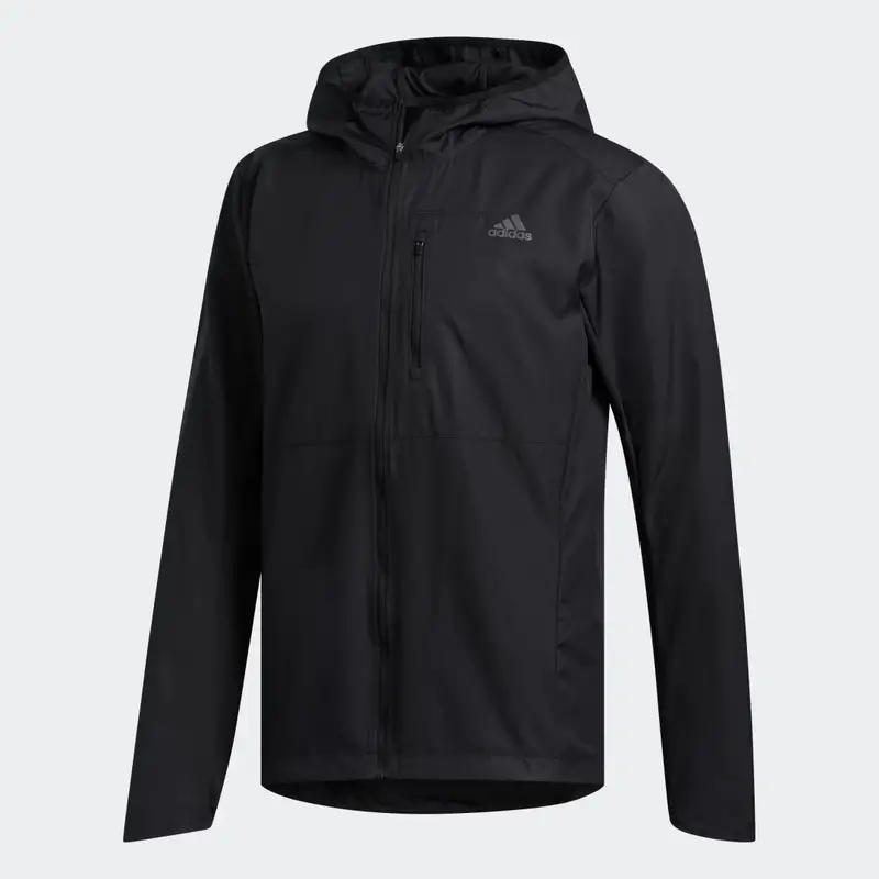 Giacca a vento Own the Run Hooded Black