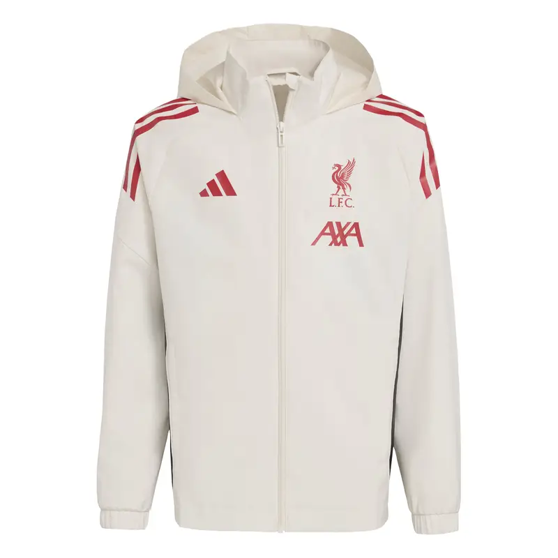 Giacca a vento per bambini Liverpool FC 2025/26 Blanc