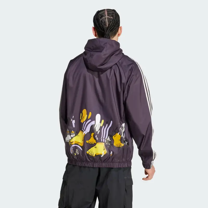 Giacca a vento Seasonal Real Madrid Aurora Black miniatura 2