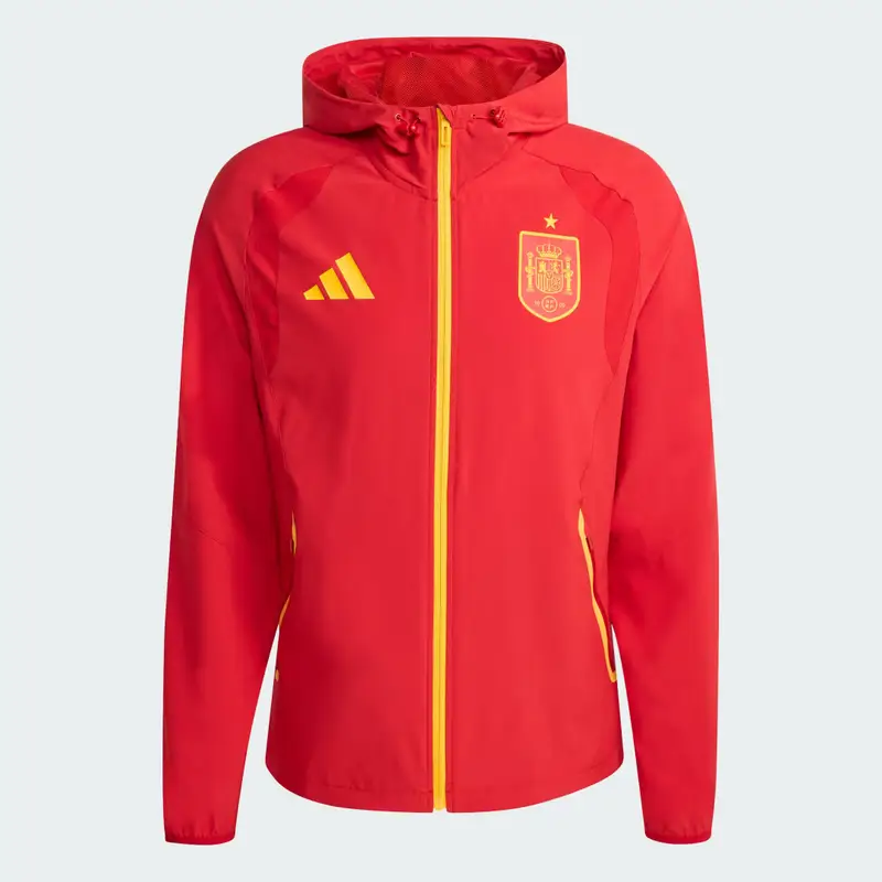 Giacca a vento Tiro Travel Full Zip Spain Team Power Red 2