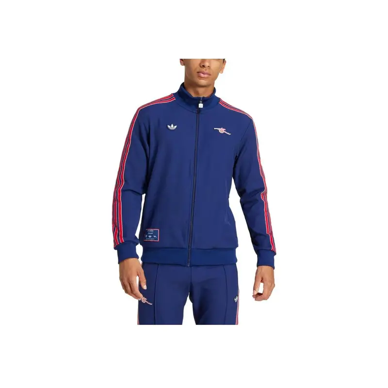Giacca Adidas Arsenal Icon Morbida Confortevole Traspirante Uomo Giacca Blu JF0544 2XL miniatura 2