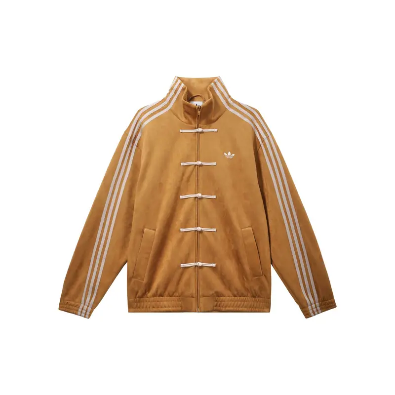 Giacca Adidas Originals Anno del Serpente Limited Versatile Ampia a Righe Giacca Unisex Layered-Bronze JZ9926 XL