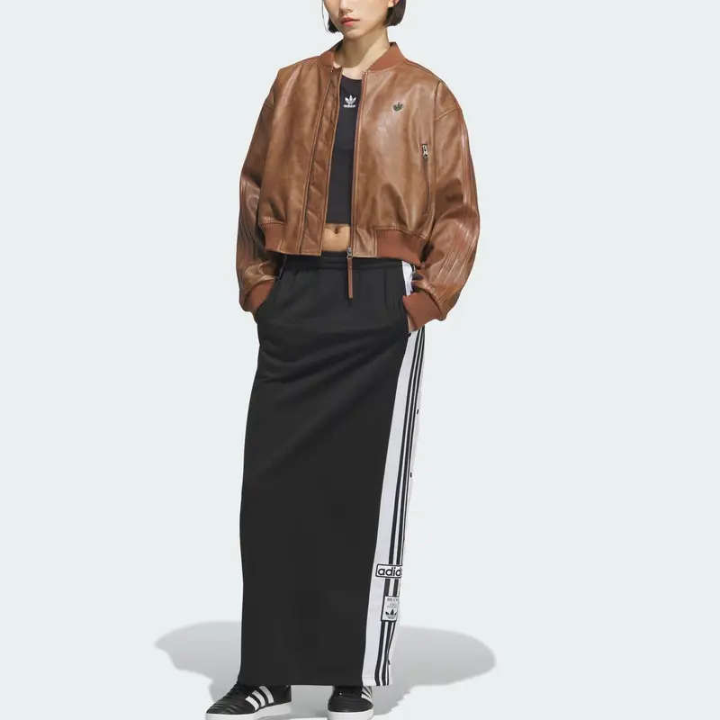 Giacca Adidas Originals FW25 Imbottitura PU Logo del Marchio Tre Strisce Retro Calda Sport Maniche Lunghe Giacca Donna KC2655 M miniatura 4