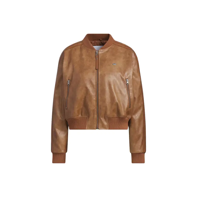 Giacca Adidas Originals FW25 Imbottitura PU Logo del Marchio Tre Strisce Retro Calda Sport Maniche Lunghe Giacca Donna KC2655 S