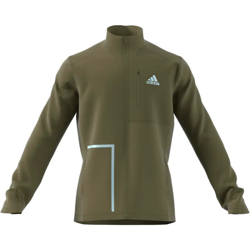 Giacca adidas Own The Run Soft Shell Vert
