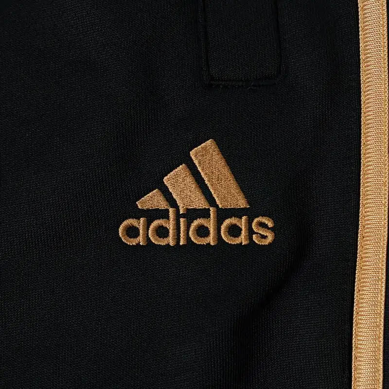 Giacca Adidas Taekwondo con collo alla coreana, zip e maniche lunghe, comoda, alla moda a righe, pantaloni lunghi, tuta sportiva casual unisex TR30JT-BG+TR30PT-BG S miniatura 4