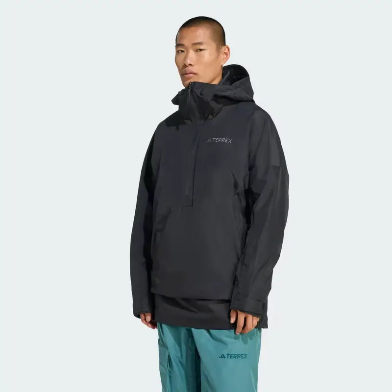 Giacca anorak Terrex Xploric 2 Layer Lined CLIMAPROOF Black