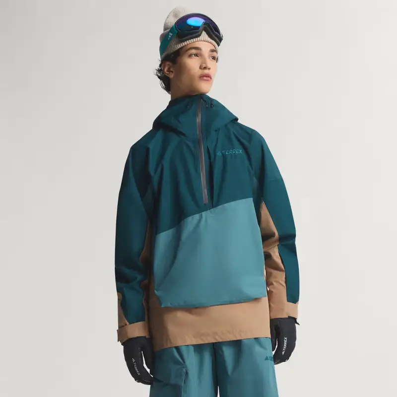 Giacca anorak Terrex Xploric 2 Layer Lined CLIMAPROOF Preloved Teal