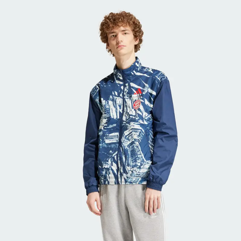 Giacca Anthem FC Bayern München | Adidas Blu zaffiro