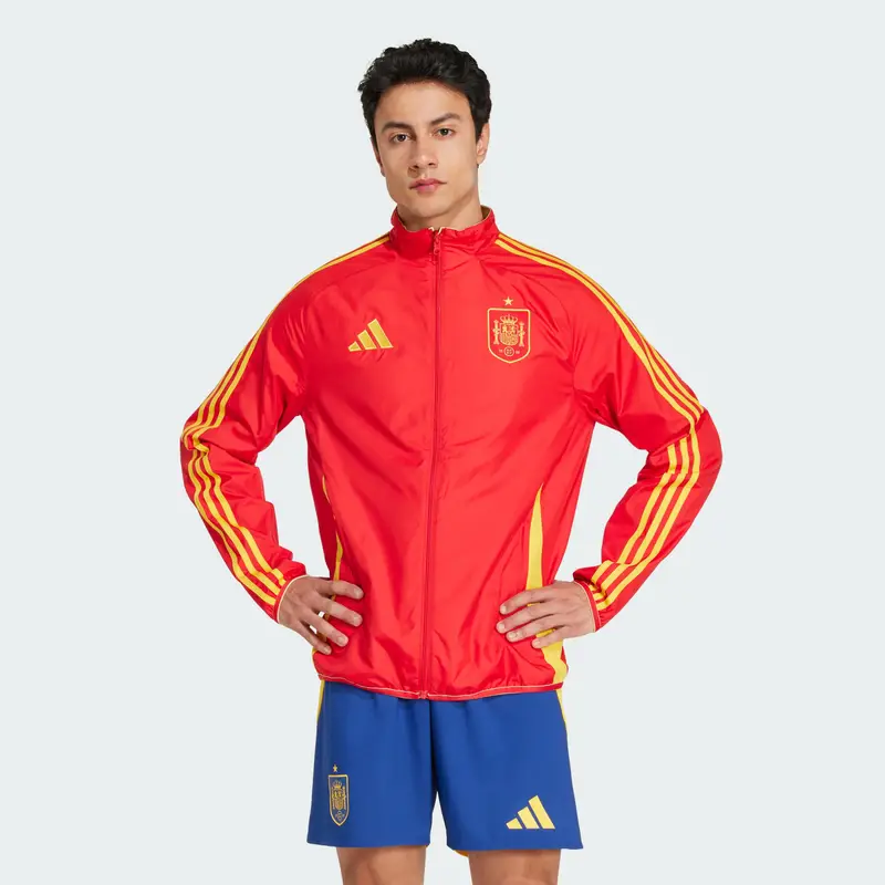 Giacca Anthem Spain | Adidas Rosso scarlatto