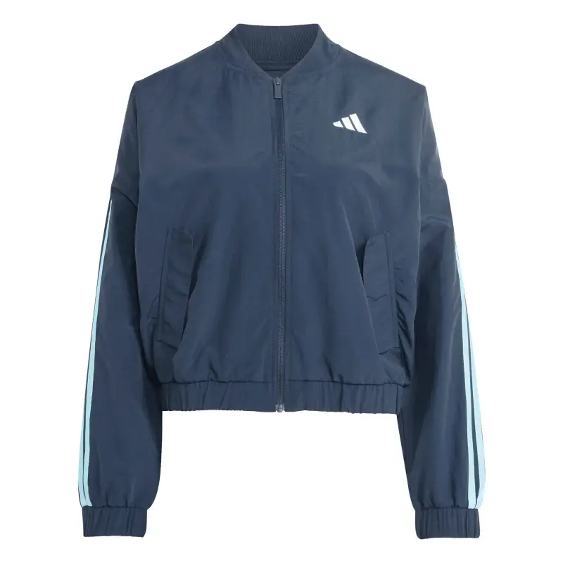 Giacca antivento da donna adidas Essentials 3-Stripes Bleu