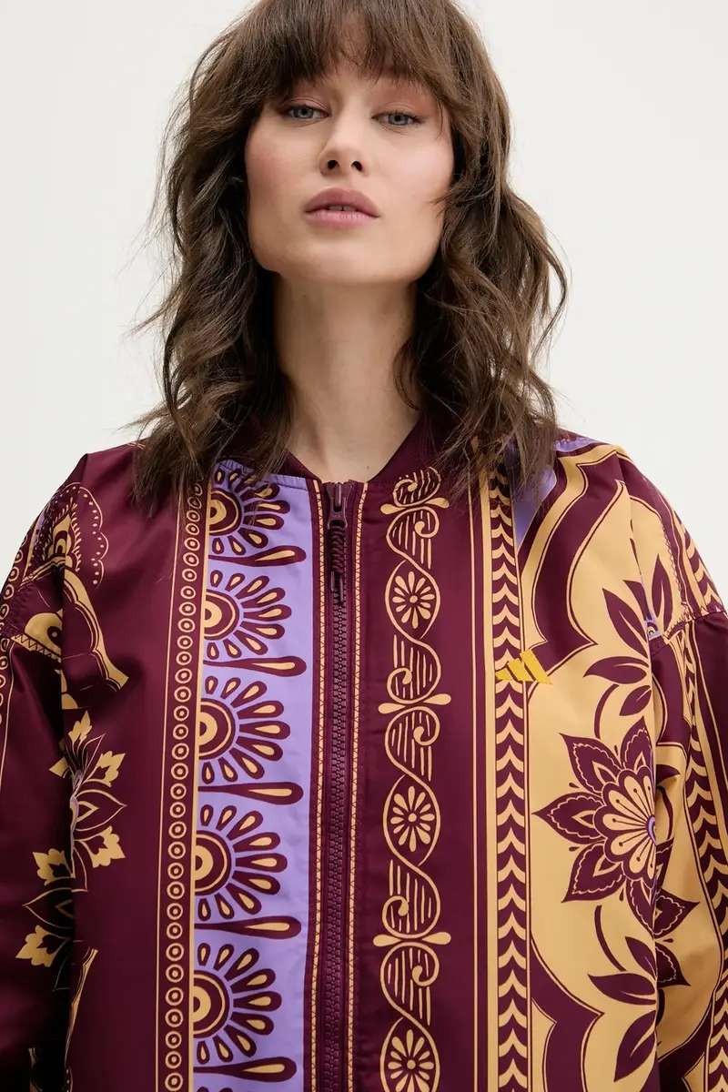 giacca bomber x Farm Rio colore granata JL8621 miniatura 4