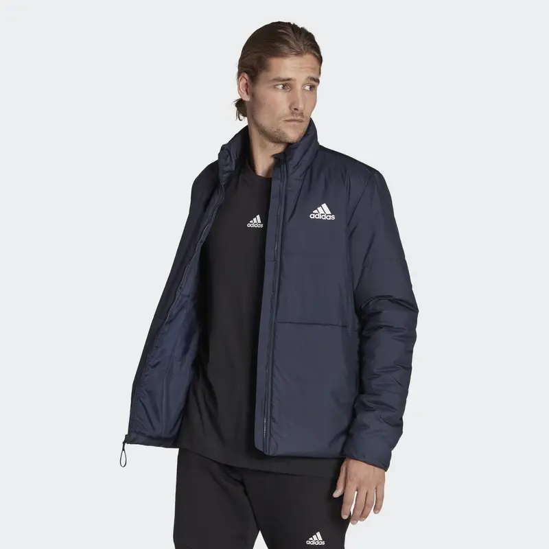 Giacca BSC 3-Stripes Insulated | Adidas Blu petrolio