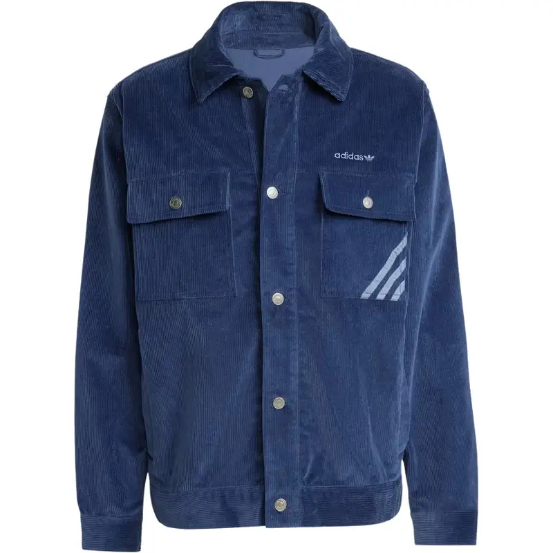 Giacca Coach Adidas Originals Moda Outdoor Casual Semplice Confortevole Manica Lunga Giacca Uomo Blu Notte IX9609 2XL