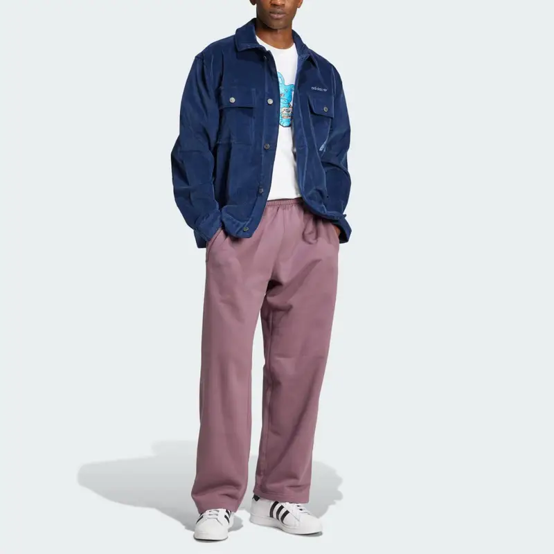 Adidas Giacca Uomo Blu Notte Casual Confortevole Manica Lunga miniatura 4