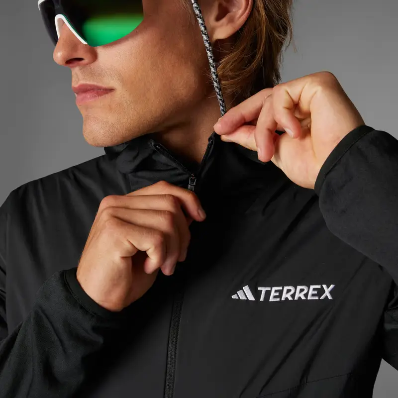 Giacca con cappuccio Terrex Xperior Climawarm+ Wind Light Fleece Black miniatura 4