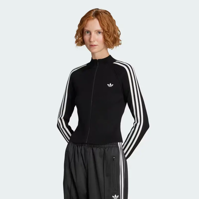 Giacca da allenamento adicolor 3-Stripes Slim Knit Black