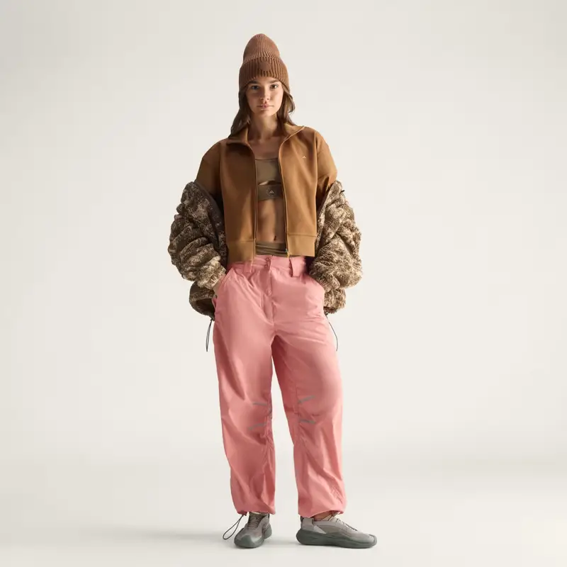 Giacca da allenamento adidas by Stella McCartney Knitted Wild Brown miniatura 3