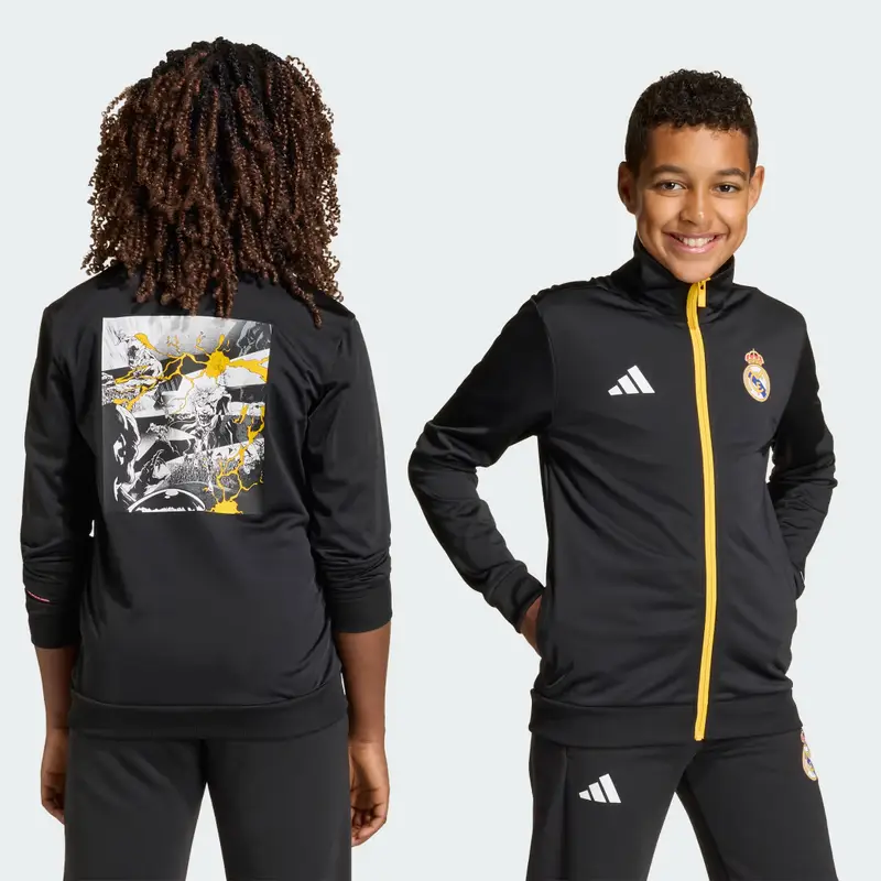 Giacca da allenamento adidas Real Madrid Avengers Kids Black miniatura 2