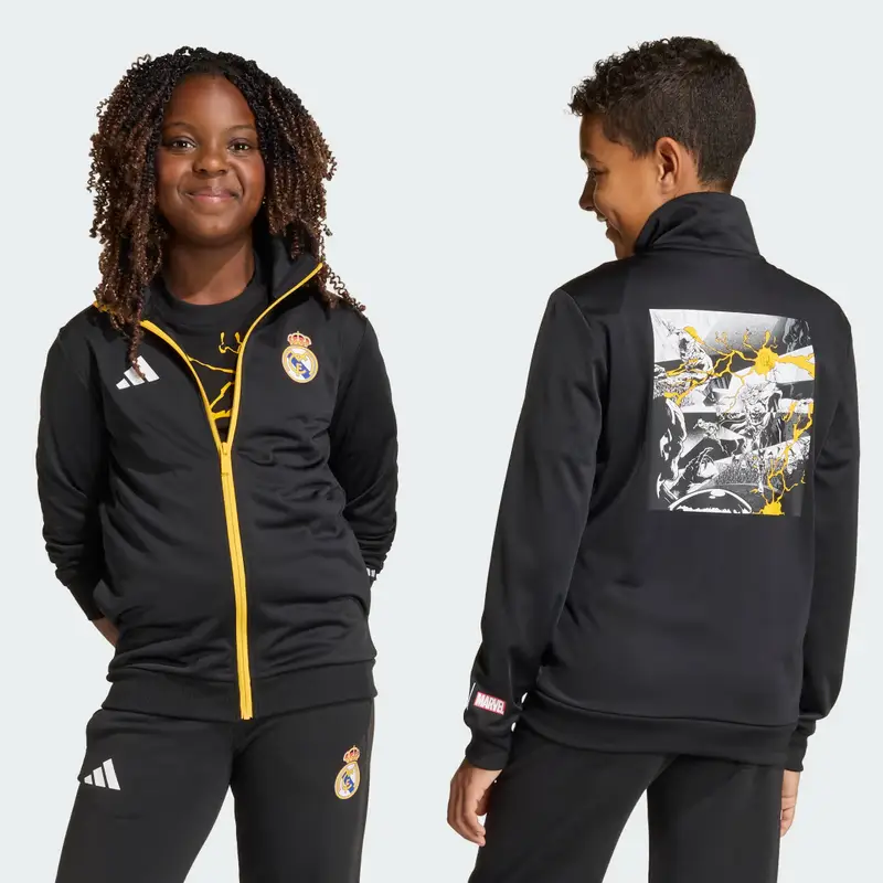 Giacca da allenamento adidas Real Madrid Avengers Kids Black