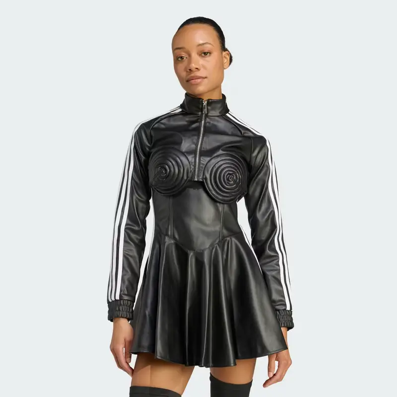 Giacca da allenamento adidas X Jeremy Scott Pride Faux Leather Black