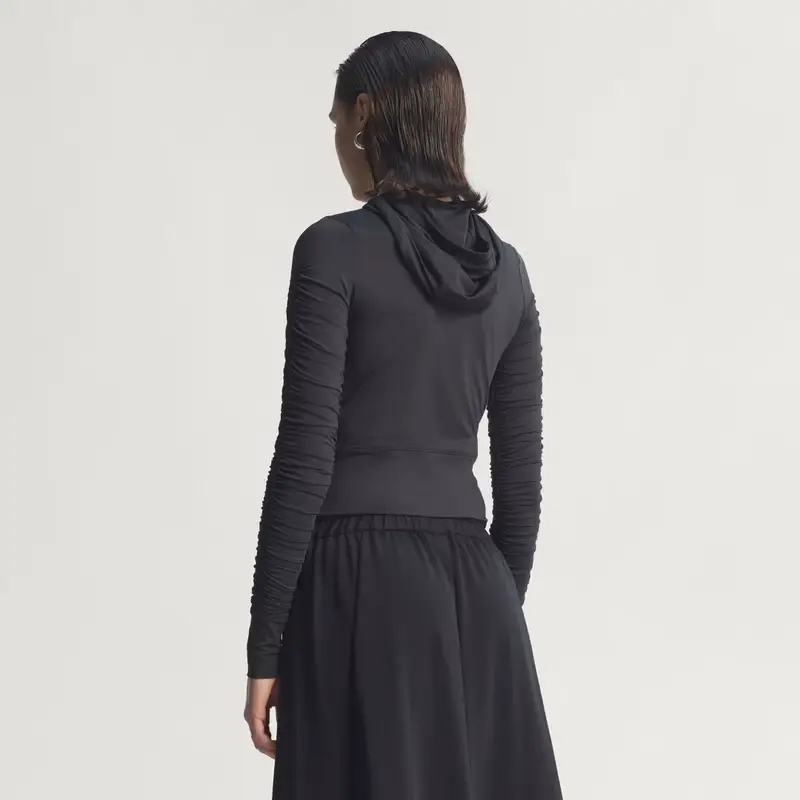 Giacca da allenamento arricciata Black miniatura 2