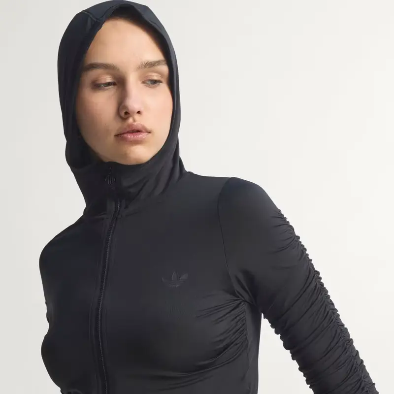 Giacca da allenamento arricciata Black miniatura 4