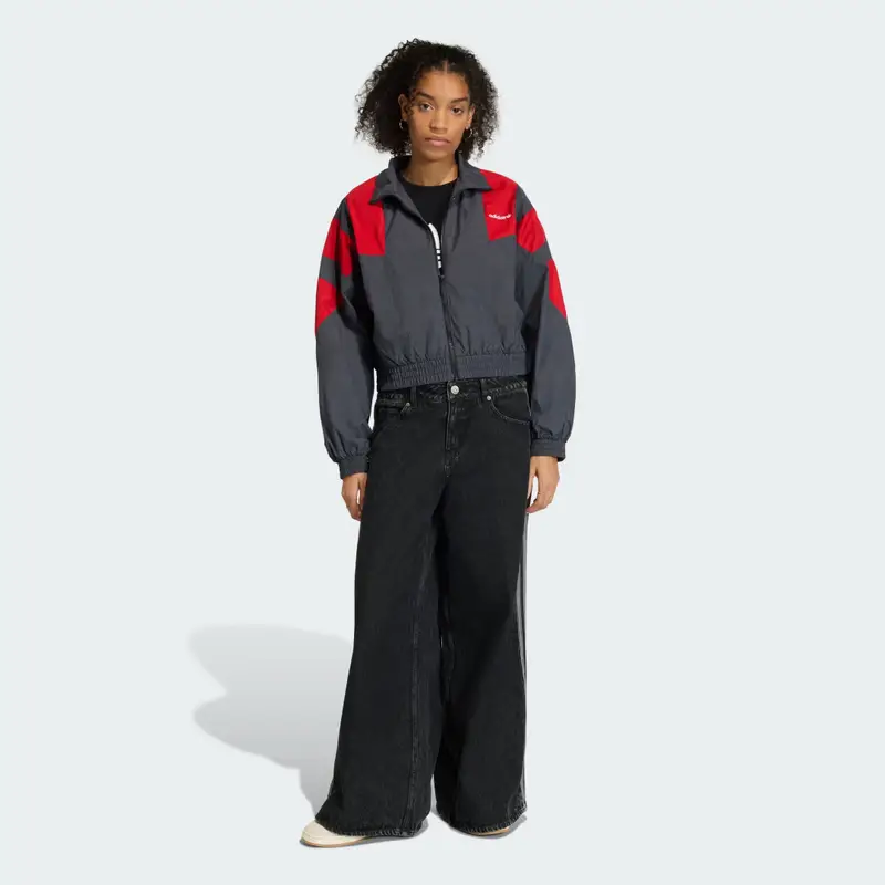 GIACCA DA ALLENAMENTO Blocked Washed Zipped Black miniatura 3